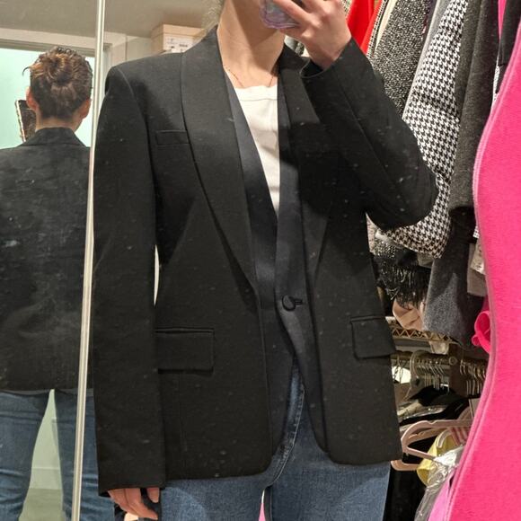 Alexander Wang black blazer with shawl collar size M - Picture 7 of 16